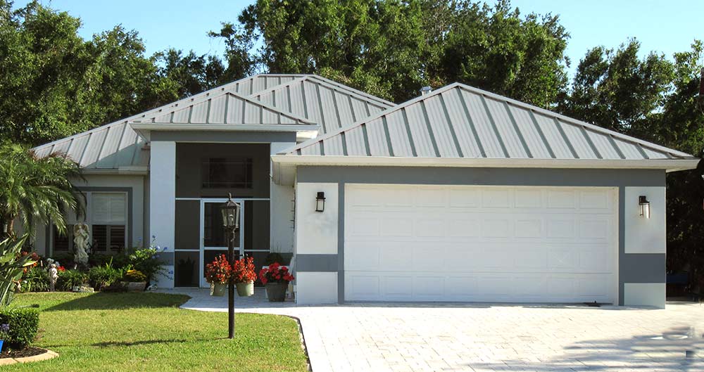 Dove Gray Metal Roof